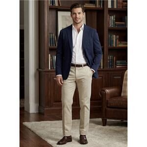 Polo Ralph Lauren Classic Fit Stretch Beige Khaki Chino Pants 32x32